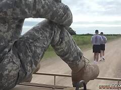 Military men big penis bulges and having gay sex A horny tra