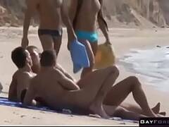 Public Sex Anal Fucking At Beach