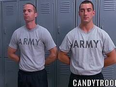 Gay army guys are fucking each other as a punishment