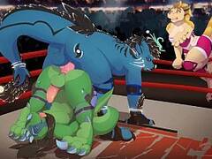 Jasonafex the Dragon getting assfucked in boxing ring  YIFF 