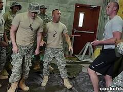Military Soldiers Wrestle for Glory and Have Gay Orgy tpc151