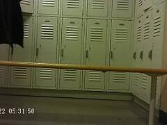 Younger Guy with Small Dick in the Locker Room