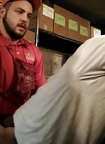 Manager at papa john's fucks applicant in walk in 