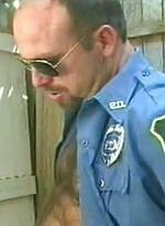 Gay horny policeman mad a blow job arrest